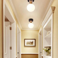 Plafonnier moderne bicolore à LEDs lampe pour porche allée foyer balcon. | Marco Lucetti