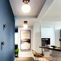 Plafonnier moderne bicolore à LEDs lampe pour porche allée foyer balcon. | Marco Lucetti