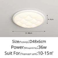 Plafonnier moderne Crème Bulle - Protection des yeux | Marco Lucetti