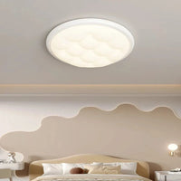 Plafonnier moderne Crème Bulle - Protection des yeux | Marco Lucetti