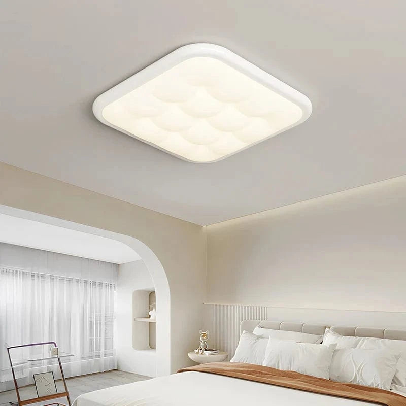 Plafonnier moderne Crème Bulle - Protection des yeux | Marco Lucetti