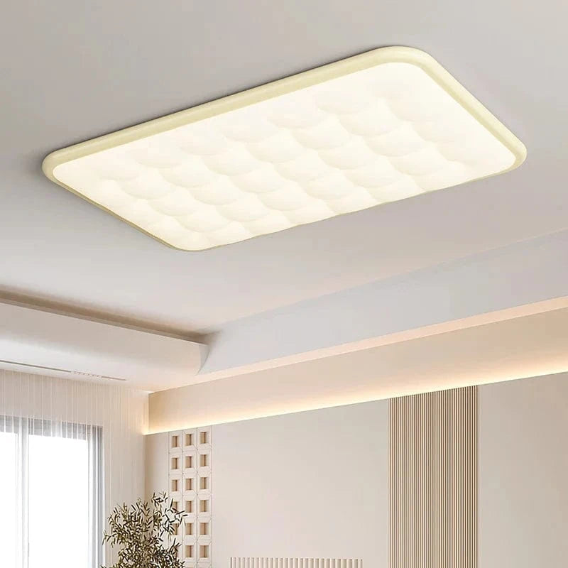 Plafonnier moderne Crème Bulle - Protection des yeux | Marco Lucetti