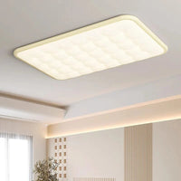 Plafonnier moderne Crème Bulle - Protection des yeux | Marco Lucetti