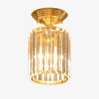 Plafonnier Luxury Lylia en cristal cylindrique