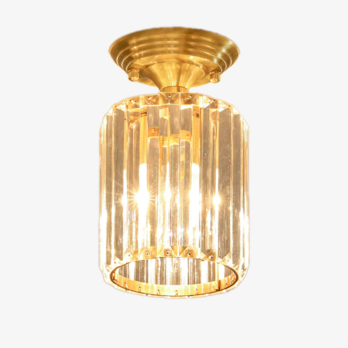 Plafonnier Luxury Lylia en cristal cylindrique