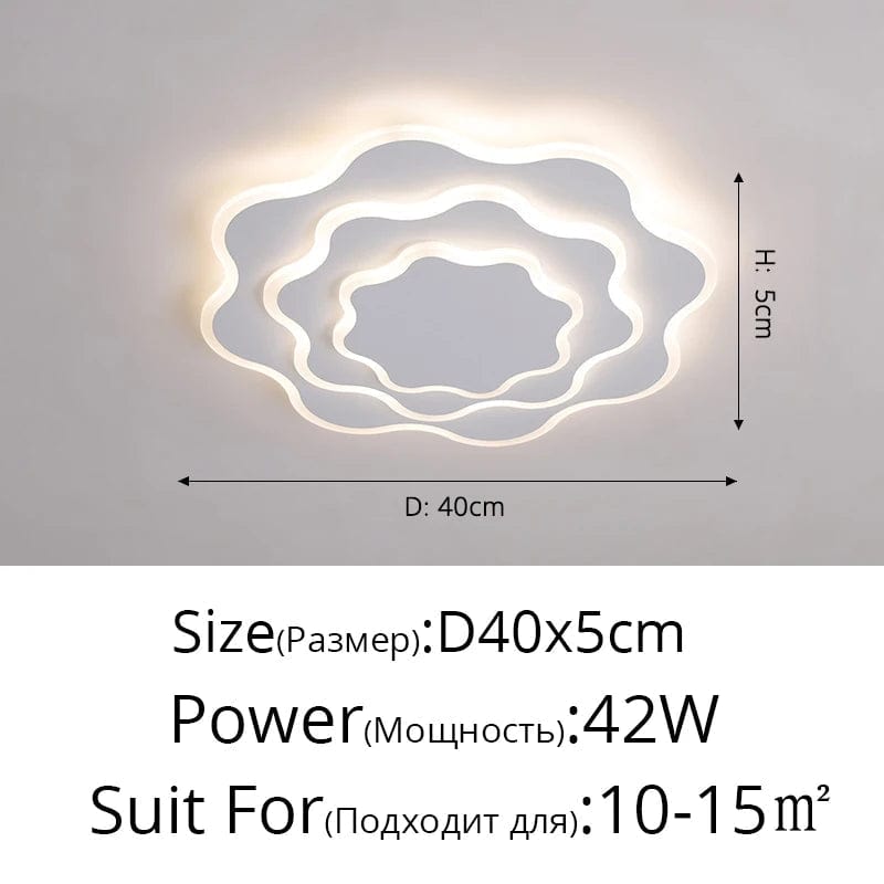 Plafonnier Moderne en Fer Acrylique LED Dimmable - Éclairage Intérieur SofTech | Marco Lucetti