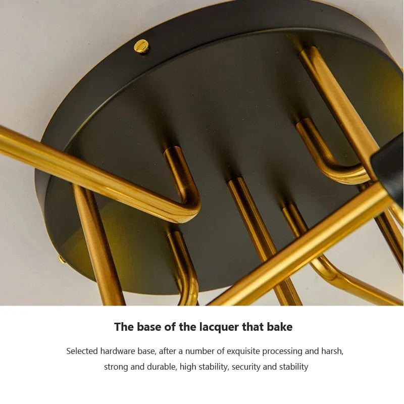 Plafonnier moderne en verre LED pour un salon design | Marco Lucetti