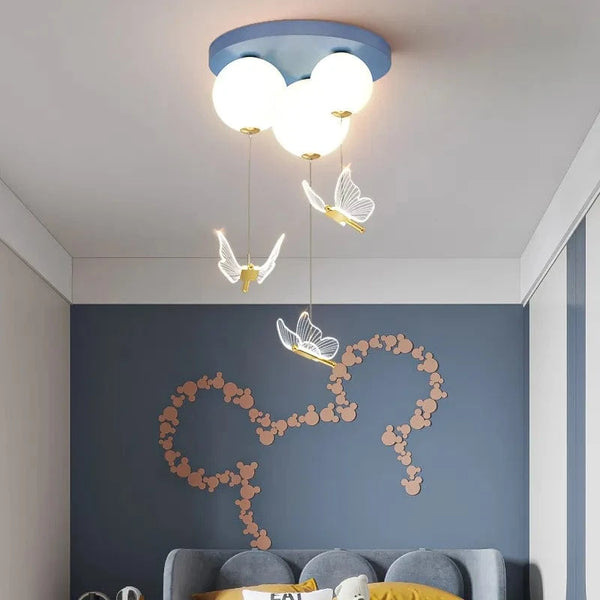 Plafonnier moderne et romantique - Boule papillon magnifique | Marco Lucetti