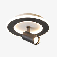 Plafonnier LED moderne avec base géométrique "Spot Mavir"