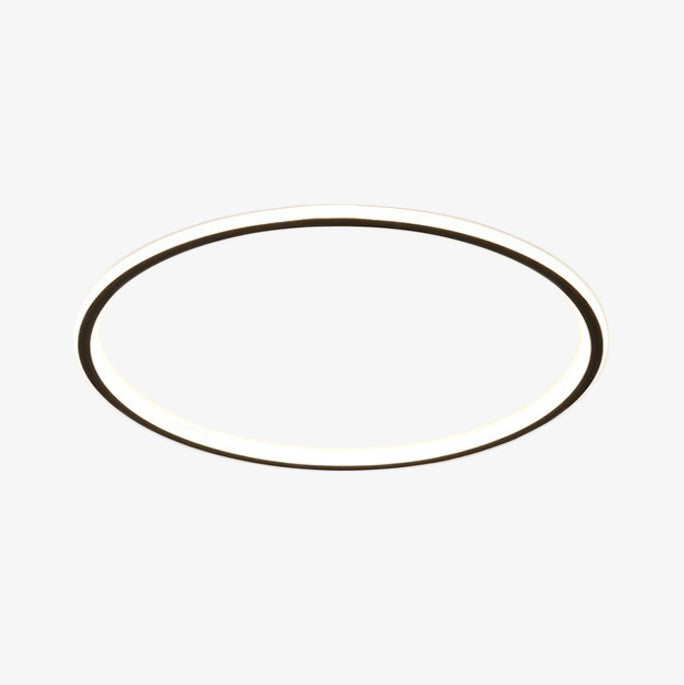 Plafonnier LED Marisol : Style Moderne en Anneau Métallique