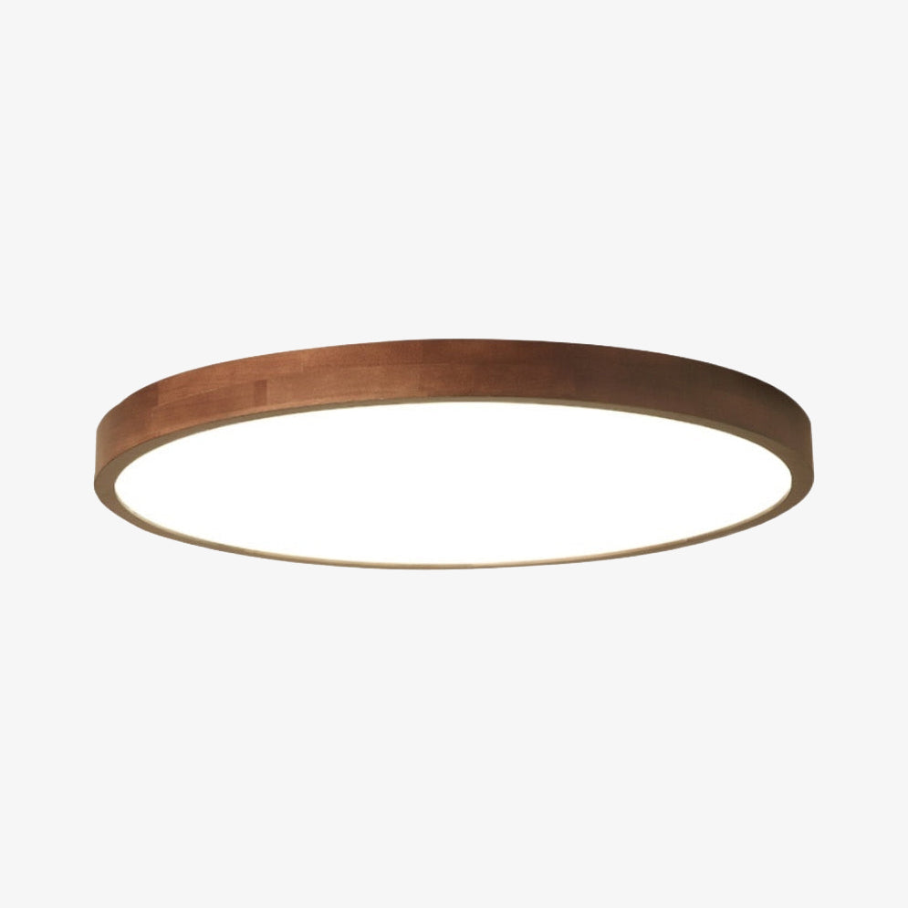 Plafonnier LED Géométrique Bois Evelyn