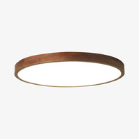 Plafonnier LED Géométrique Bois Evelyn