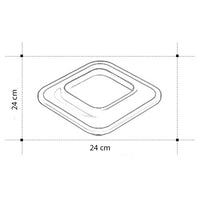Plafonnier LED forme carrée ou ronde - Clery Style