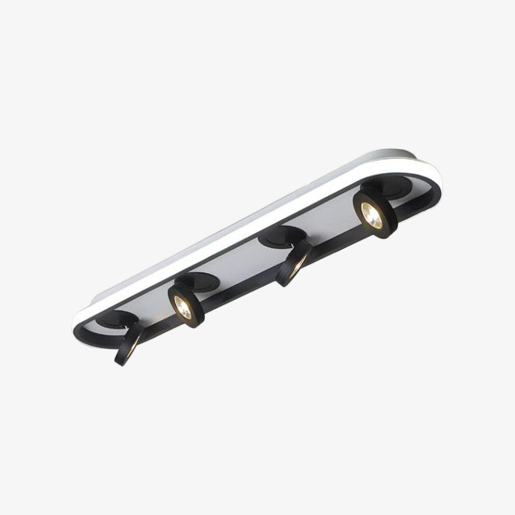 Plafonnier LED ovale rotatif - Charly
