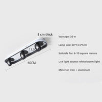 Plafonnier LED ovale rotatif - Charly