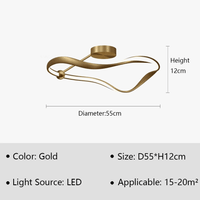 Plafonnier moderne LED pour ambiance nordique et luxueuse | Marco Lucetti