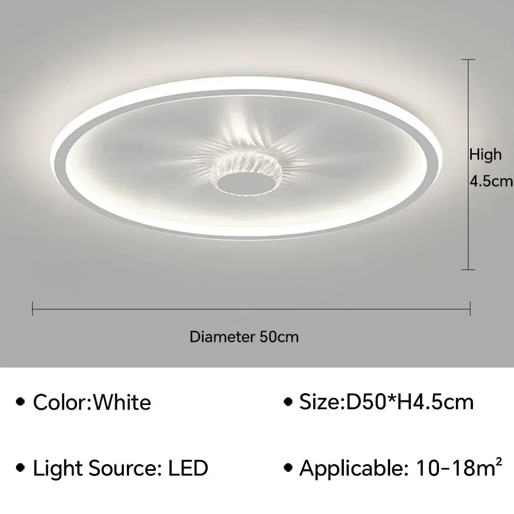 Plafonnier LED moderne pour un intérieur décoratif de maison
