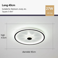 Plafonnier LED moderne pour un intérieur décoratif de maison