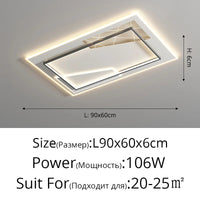 Ensemble d'éclairage nordique  moderne et minimaliste pour plafonnier