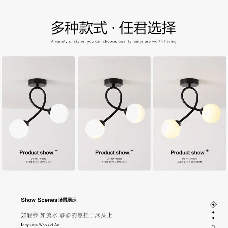 Plafonnier moderne minimaliste en verre - Éclairage intérieur de qualité | Marco Lucetti