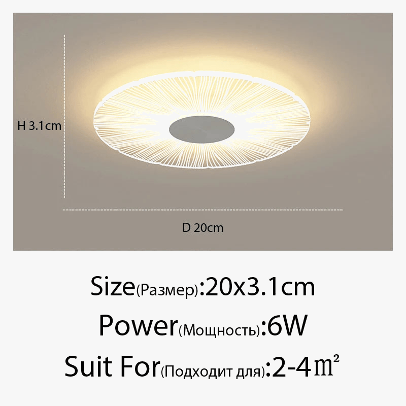 Plafonnier Moderne Minimaliste Fleur Créatif | Marco Lucetti