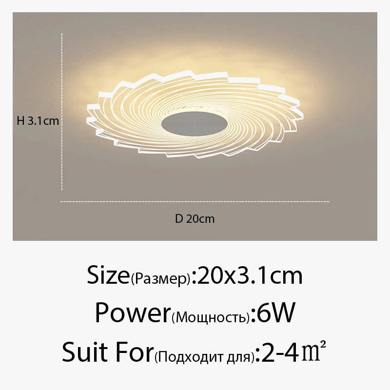 Plafonnier Moderne Minimaliste Fleur Créatif | Marco Lucetti