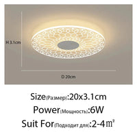 Plafonnier Moderne Minimaliste Fleur Créatif | Marco Lucetti X2109-20G / 3 couleurs pas de télécommande