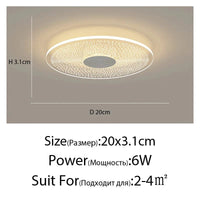 Plafonnier Moderne Minimaliste Fleur Créatif | Marco Lucetti X2109-20I / 3 couleurs pas de télécommande