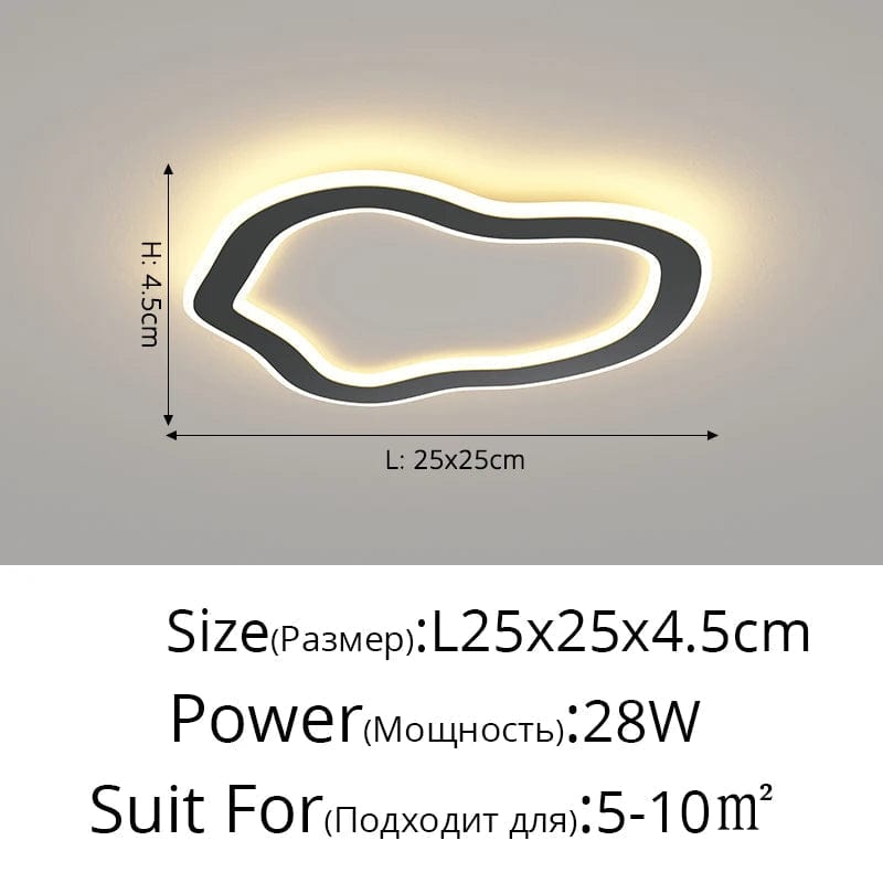 Plafonnier moderne minimaliste pour allée et balcon - Luminovia | Marco Lucetti