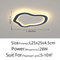 Plafonnier moderne minimaliste pour allée et balcon - Luminovia | Marco Lucetti