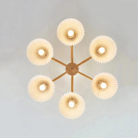 Plafonnier moderne nordique "Umbra Wood" pour salon salle à manger | Marco Lucetti