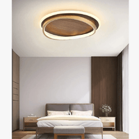 Plafonnier Moderne Rétro Bois Couleur pour Chambre, Restaurant, Cuisine, Étude, Balcon - Éclairage Led Intérieur | Marco Lucetti