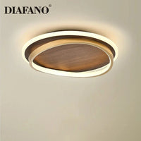 Plafonnier Moderne Rétro Bois Couleur pour Chambre, Restaurant, Cuisine, Étude, Balcon - Éclairage Led Intérieur | Marco Lucetti