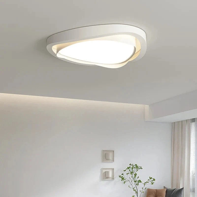 Plafonnier Moderne Salon Crème avec Protection Oculaire et Spectre Complet | Marco Lucetti