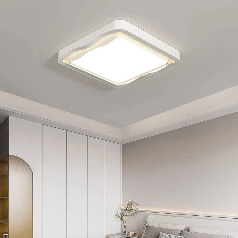 Plafonnier Moderne Salon Crème avec Protection Oculaire et Spectre Complet | Marco Lucetti