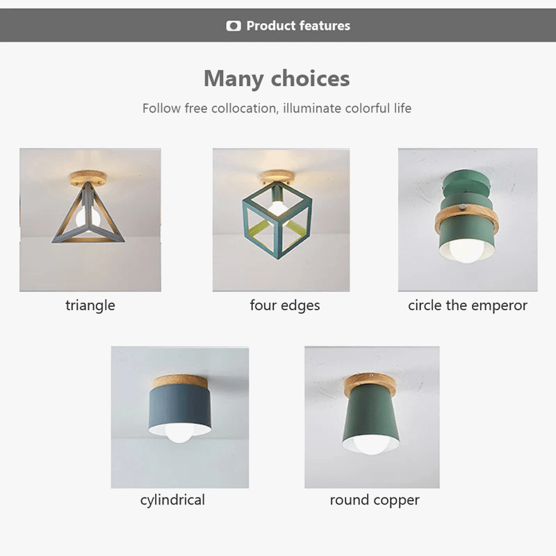 Plafonnier Nordic Wood - Luminaire Créatif pour une Décoration Moderne | Marco Lucetti