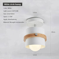 Plafonnier Nordic Wood - Luminaire Créatif pour une Décoration Moderne | Marco Lucetti StyleA 1 / Blanc chaud