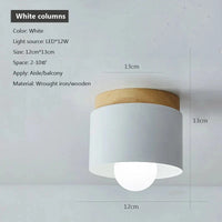 Plafonnier Nordic Wood - Luminaire Créatif pour une Décoration Moderne | Marco Lucetti StyleC 1 / Blanc chaud