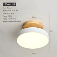 Plafonnier Nordic Wood - Luminaire Créatif pour une Décoration Moderne | Marco Lucetti StyleD 1 / Blanc chaud