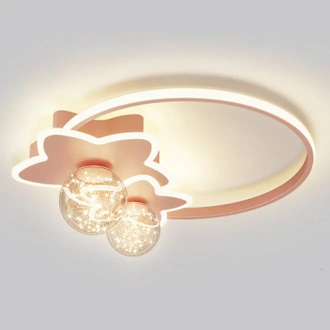 Plafonnier Nordica Girl | Marco Lucetti Étoile rose / D40cm / Chaud