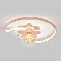 Plafonnier Nordica Girl | Marco Lucetti Rose lune / D40cm / Chaud