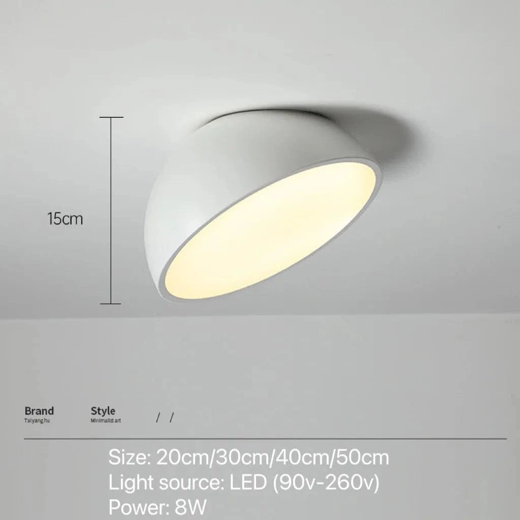 Plafonnier Nordik Loft Moderne pour Escalier d'Entrée avec Télécommande LED | Marco Lucetti BLANC / 50 cm / Lumière tricolore