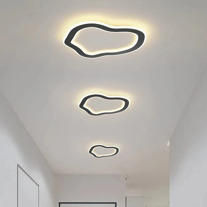 Plafonnier nordique à LED pour allée ronde - Dia 25cm - Design créatif - Idéal pour la cuisine et l'intérieur de la maison | Marco Lucetti