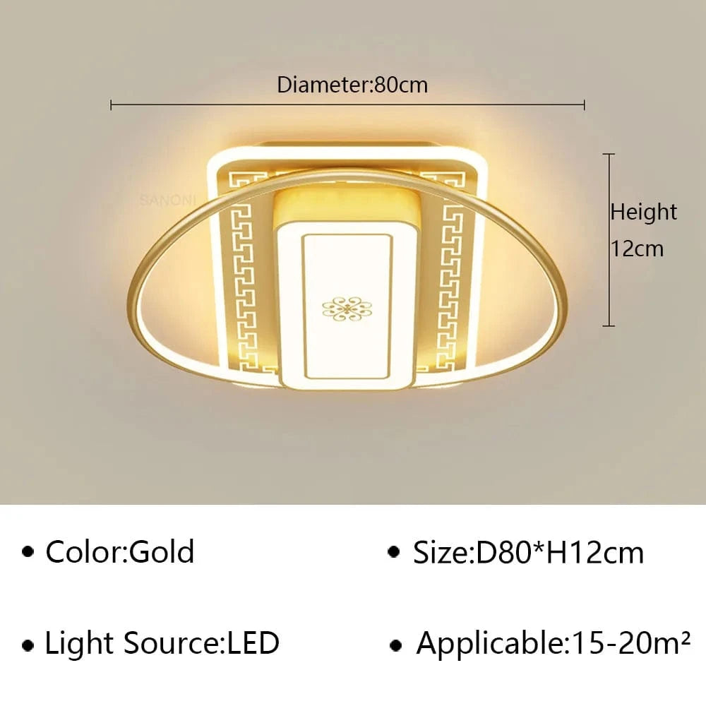 Plafonnier Nordique Art LED - Luminaire Intérieur Design | Marco Lucetti Circulaire 80CM A / Blanc froid (pas de RC)