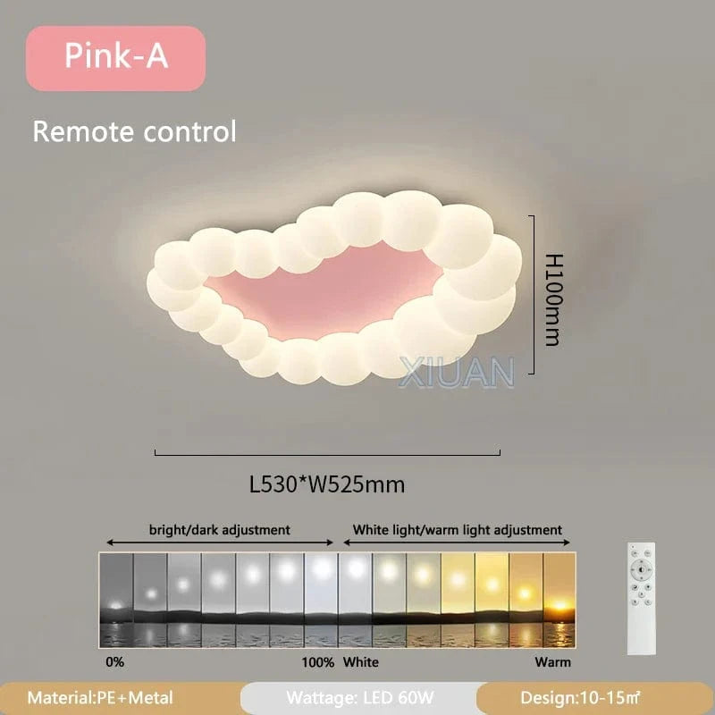 Plafonnier nordique CloudShape | Marco Lucetti Rose A
