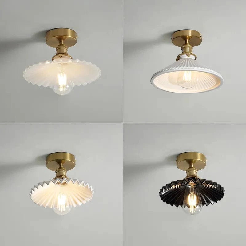 Plafonnier Nordique Cuivre LED - Luminaires avec Interrupteur pour Chambre, Salon et Escalier. | Marco Lucetti