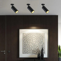 Plafonnier nordique élégant en doré et noir | Marco Lucetti