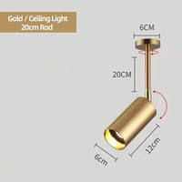 Plafonnier nordique élégant en doré et noir | Marco Lucetti Plafond Or 20cm / Blanc chaud