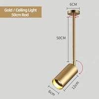 Plafonnier nordique élégant en doré et noir | Marco Lucetti Plafond Or 50cm / Blanc chaud