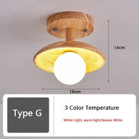 Plafonnier nordique en bois - Illuminaire LED  | Marco Lucetti G / 3 Température de couleur